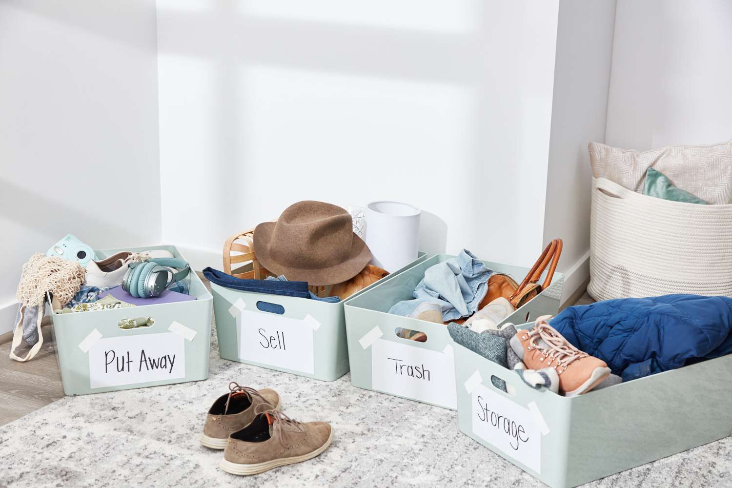 The 4 Container Method Will Easily Fix Any Clutter Problem