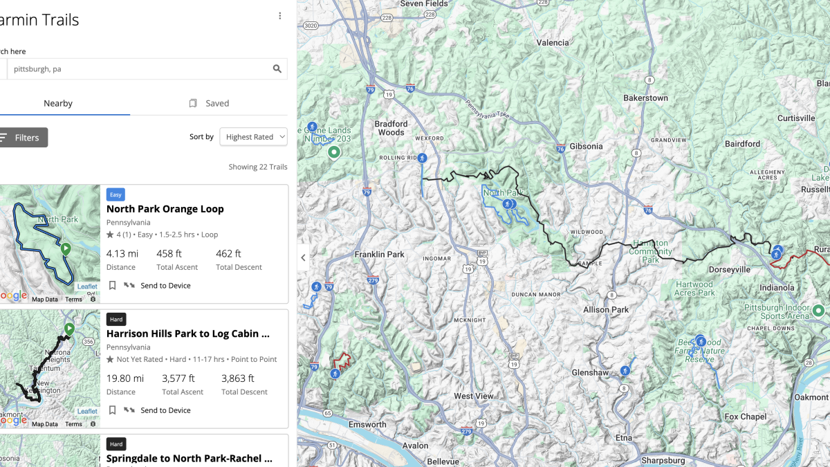 Garmin’s New Trail Finder Sounds Good, but It Doesn’t Have My Favorite Trails